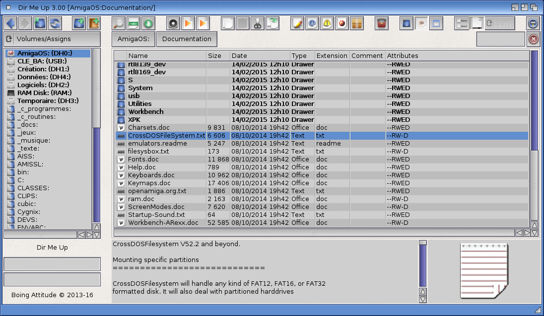 Dir Me Up / Text preview