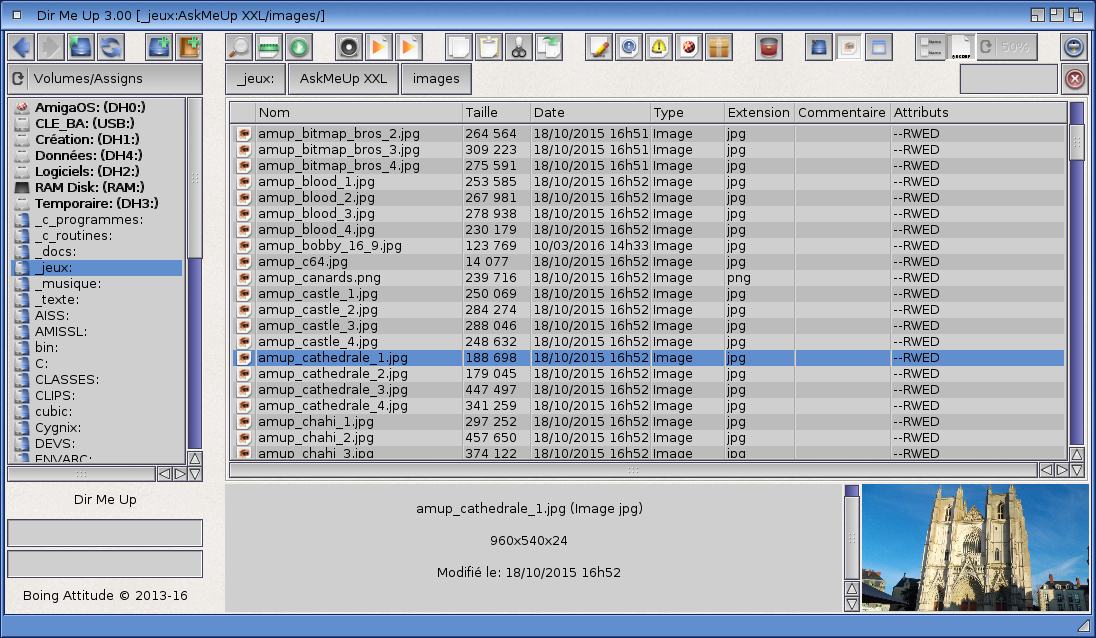 Dir Me Up / Prvisualisation d'une image 
