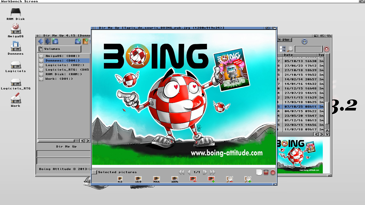 Dir Me Up 4.15 disponible sur AmigaOS 3.2 RTG !